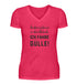 Urlaub – V-Neck Damenshirt - black